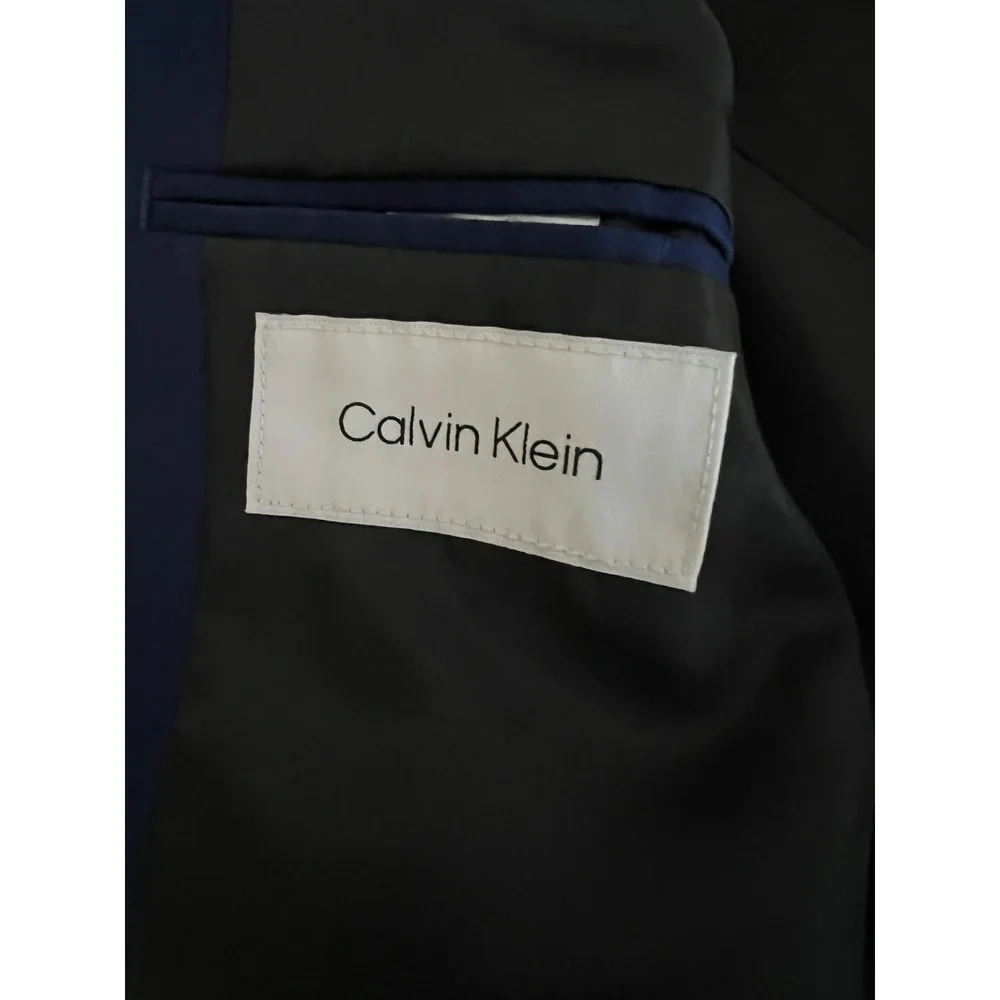 Calvin Klein Boys Infinite Stretch Blazer 12 Regular Suit Jacket Sportscoat Wool